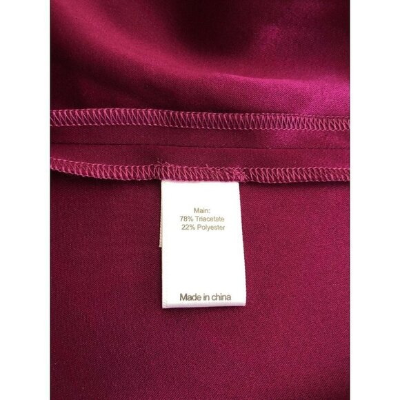 St. John Collection Womens Boat Neck Ruffle Hi-Lo Satin Dress Size 6 $995 - Picture 6 of 12